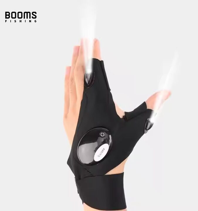 LED Flashlight Gloves – Waterproof, Hands-Free Light Gloves for Outdoor, Emergency, and Work Use, Perfect for Night Fishing, Camping, Repair, and Tactical Needs