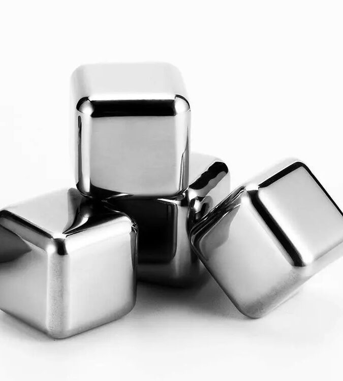 Stainless Steel Ice Cubes – Reusable Ice Cubes for Whiskey, Cocktails & More | Chills Without Dilution, Food-Grade, Eco-Friendly & Long-Lasting