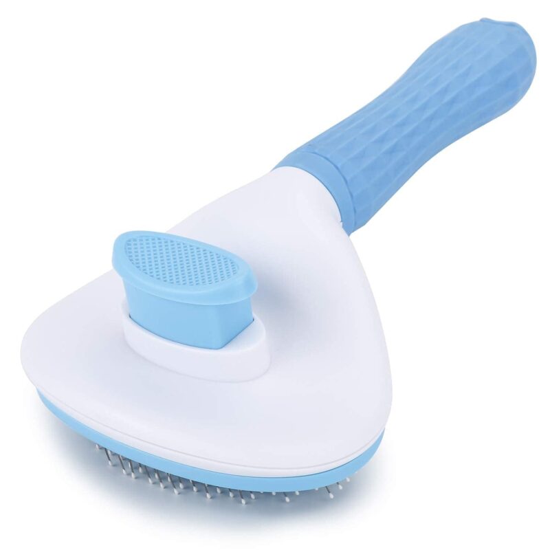 Pet Self-Cleaning Grooming Brush – Efficient Shedding & Detangling Tool for Dogs & Cats with Easy Hair Removal - Image 2