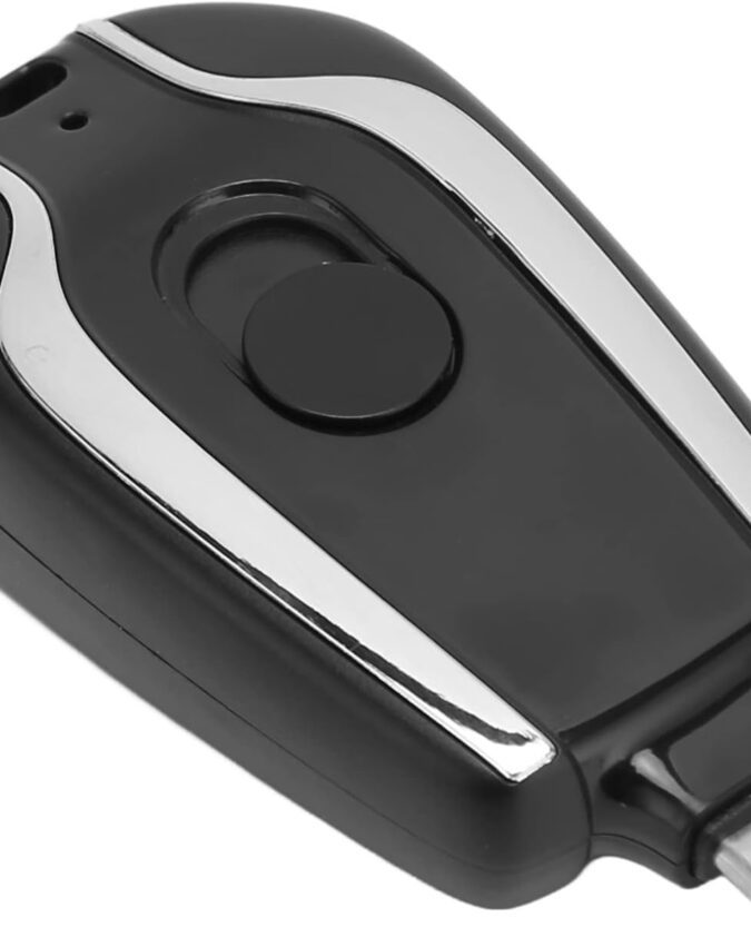 Small Portable Emergency Keychain Power Bank – Ultra-Compact Mini Backup Charger for Smartphones & USB Devices, Perfect for Travel & Emergency Use
